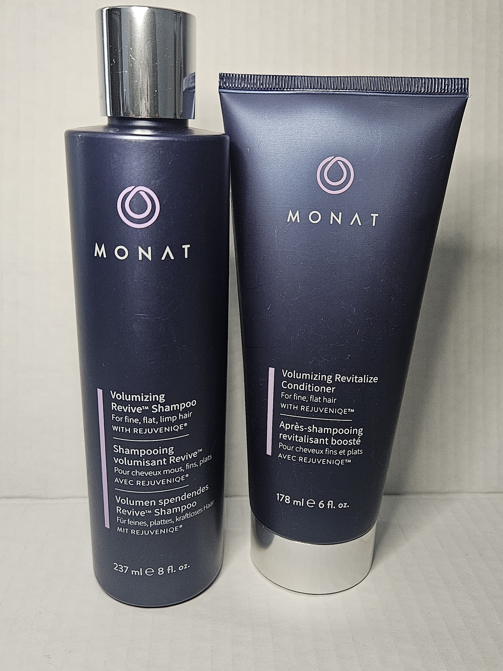 MONAT Volumizing Revive Shampoo & Revitalize Conditioner w. Rejuveniqe - SEALED